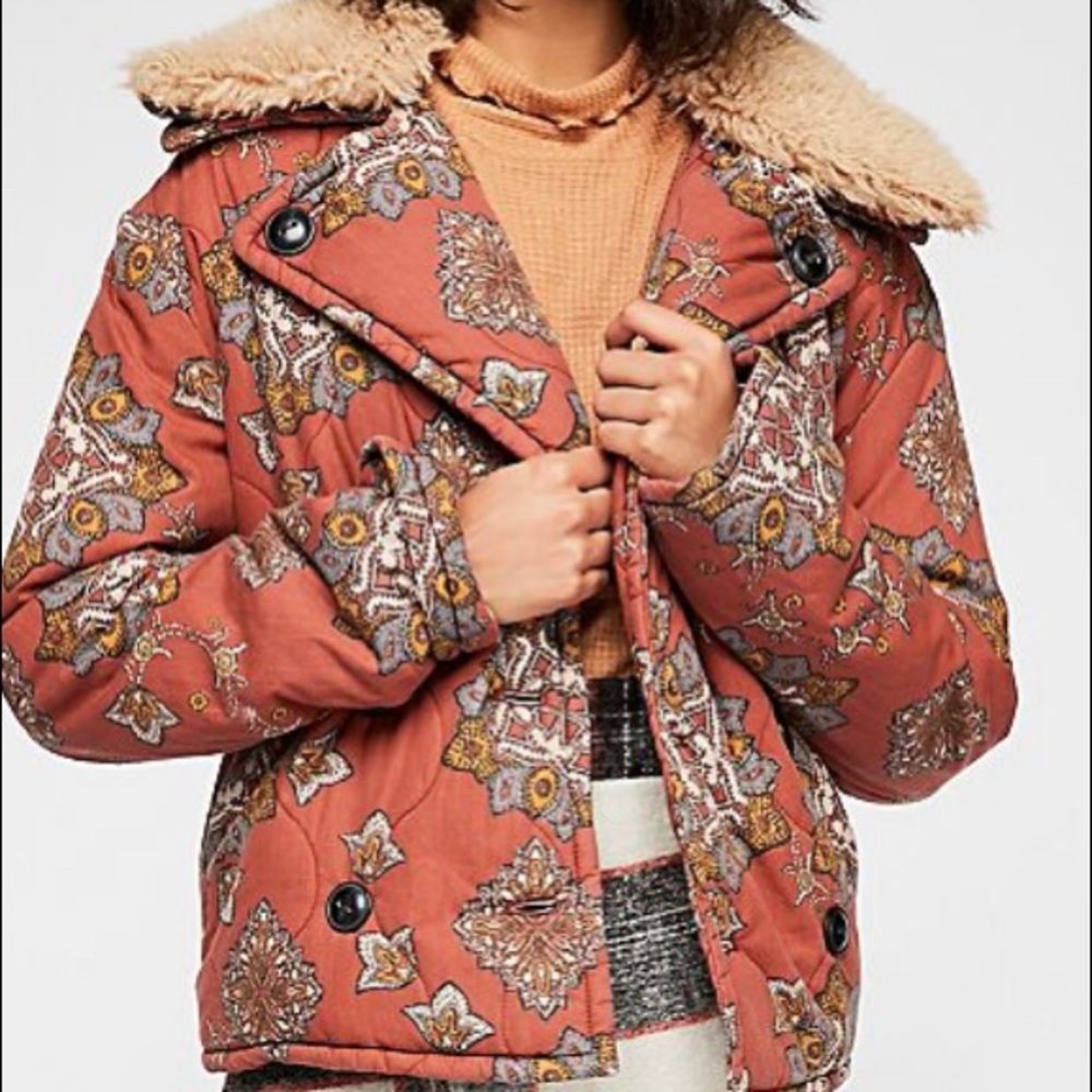 Boho Print Jacket - image 1